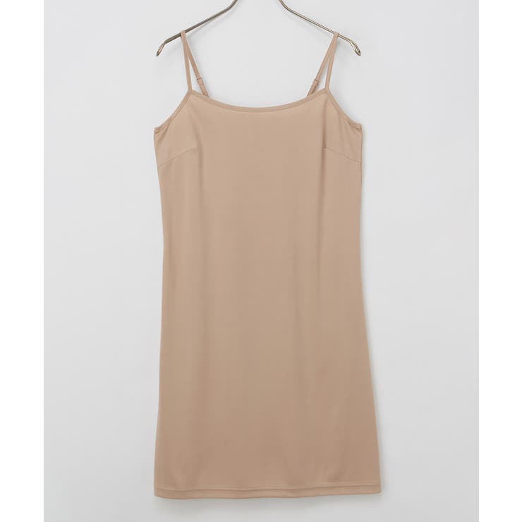 ベージュ | ワンピース ペチワンピース ノースリーブ | Honeys