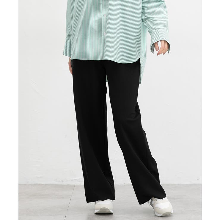 ブラック | ボトムス パンツ ワイドパンツ | Honeys