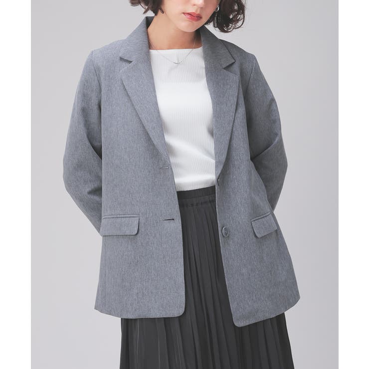 杢チャコール | アウター ジャケット テーラードジャケット | Honeys