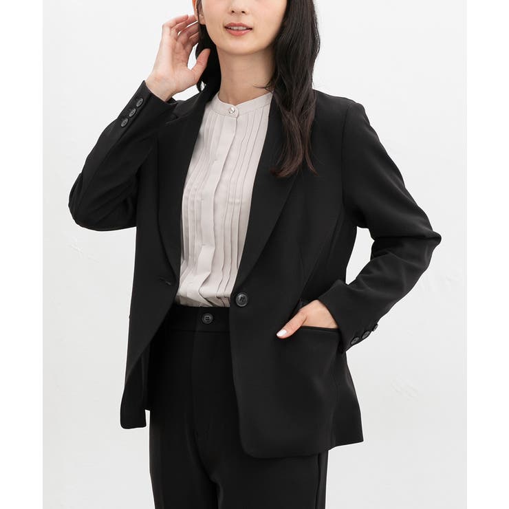 ブラック | アウター ジャケット テーラード | Honeys