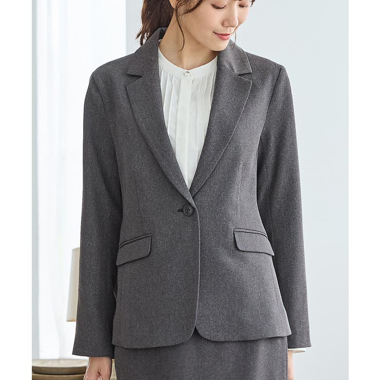 杢チャコール | アウター ジャケット テーラード | Honeys