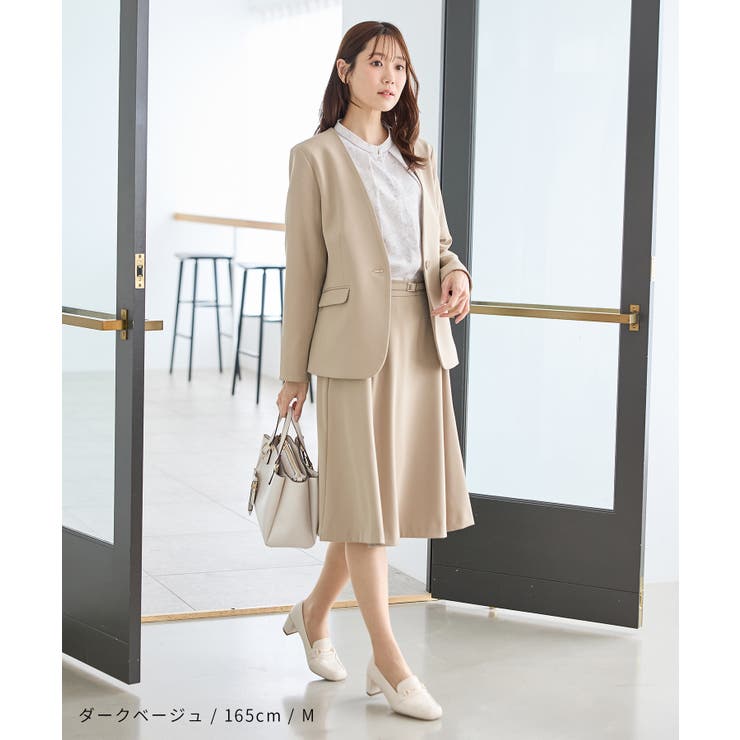 アウター ジャケット ノーカラージャケット | Honeys | 詳細画像11 