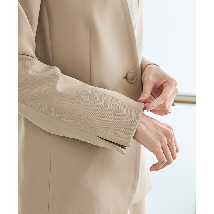 アウター ジャケット ノーカラージャケット | Honeys | 詳細画像16 