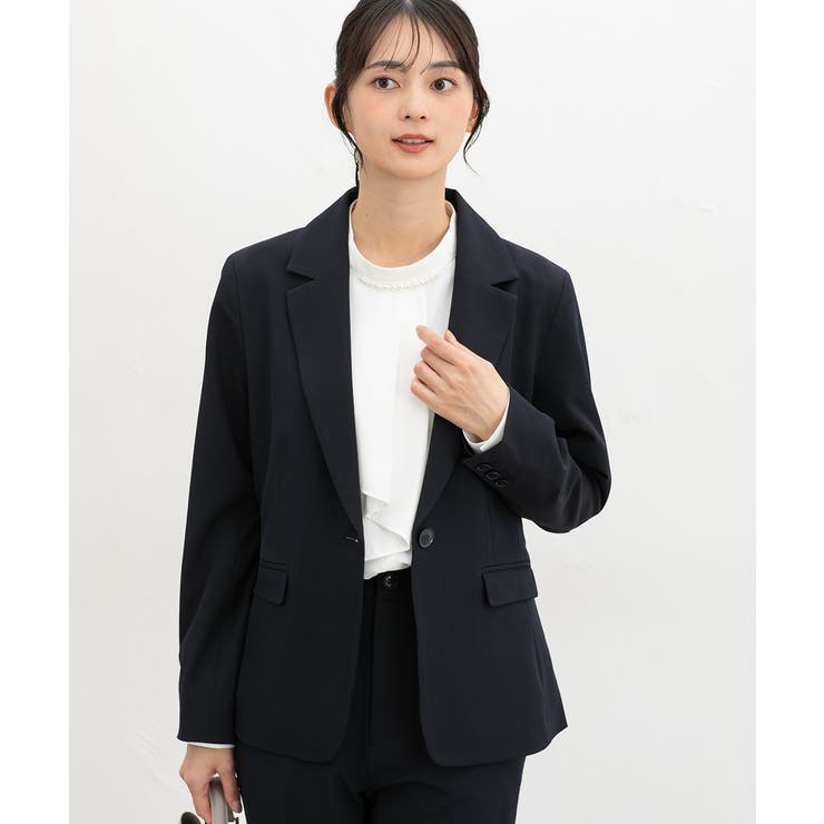 ネイビー | アウター ジャケット テーラードジャケット | Honeys