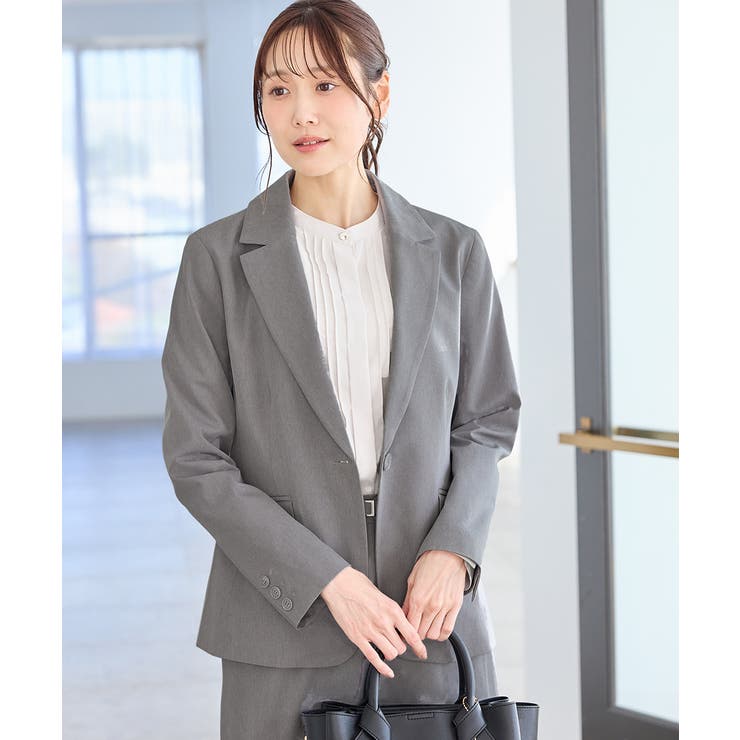ライト杢グレー | アウター ジャケット テーラードジャケット | Honeys