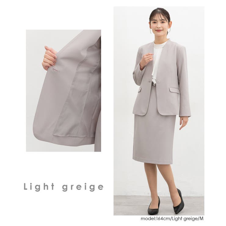 アウター ジャケット カラーレスジャケット | Honeys | 詳細画像15 