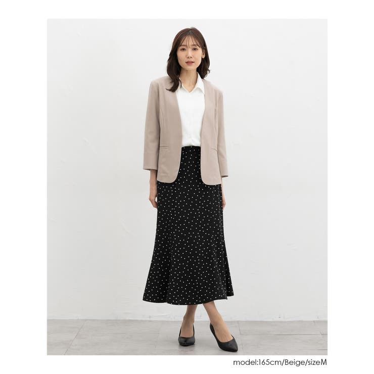 アウター ジャケット ノーカラー | Honeys | 詳細画像15 