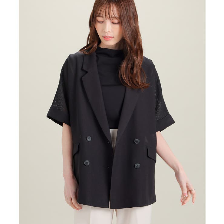 ブラック | アウター ジャケット テーラードジャケット | Honeys