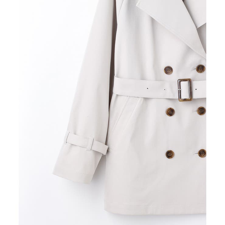 アウター トレンチコート ハーフ丈 | Honeys | 詳細画像20 