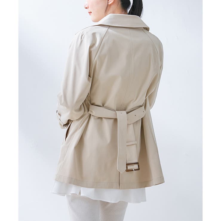 アウター トレンチコート ハーフ丈 | Honeys | 詳細画像24 