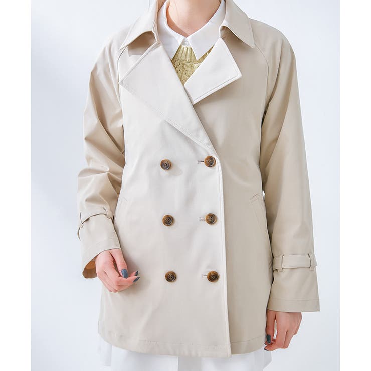 アウター トレンチコート ハーフ丈 | Honeys | 詳細画像26 