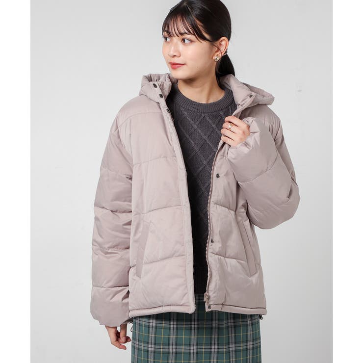 モカ | 【ハニーズ】アウター ブルゾン フード | Honeys