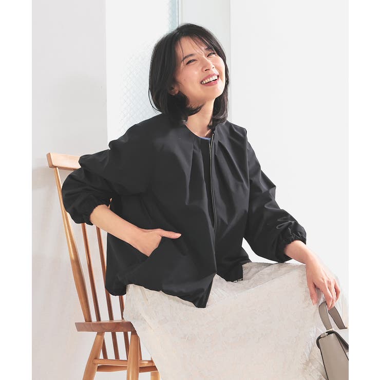 ブラック | アウター はっ水 ジャンパー | Honeys