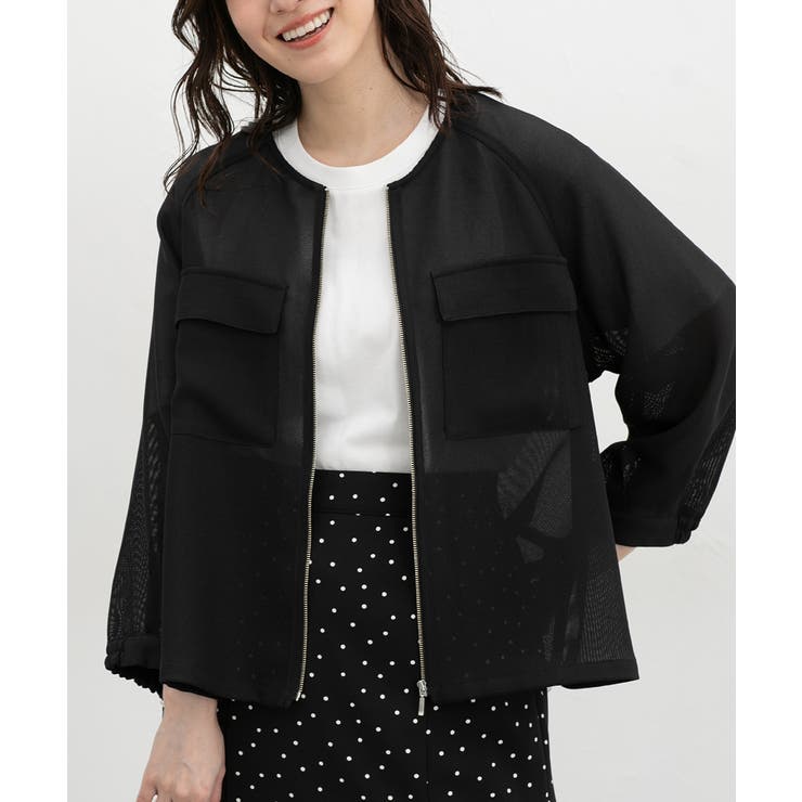 ブラック | アウター ジャンパー ブルゾン | Honeys