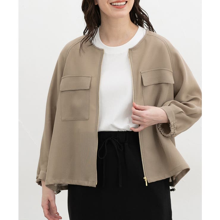 ライトカーキ | アウター ジャンパー ブルゾン | Honeys