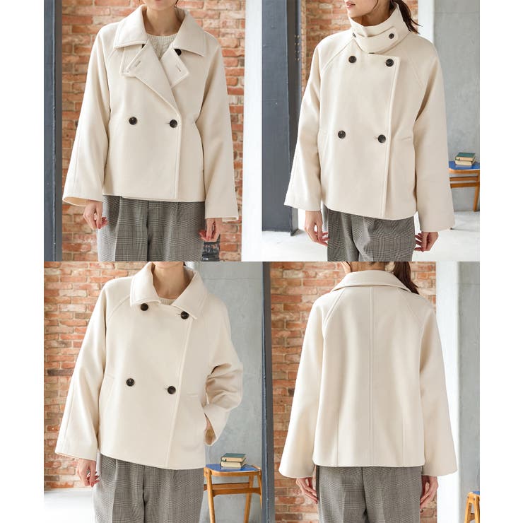 アウター コート ハーフコート | Honeys | 詳細画像13 