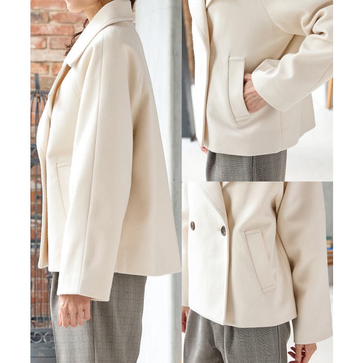 アウター コート ハーフコート | Honeys | 詳細画像14 