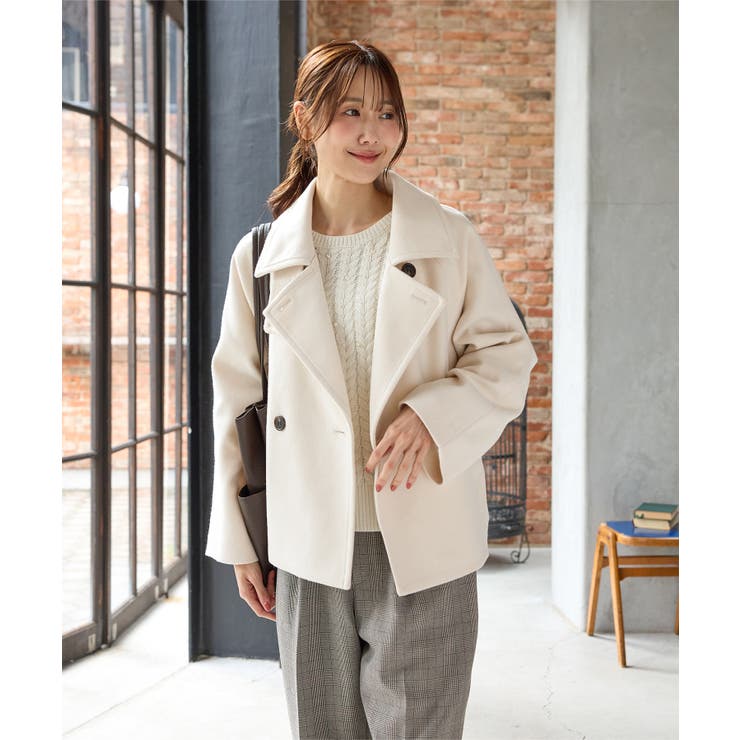 アウター コート ハーフコート | Honeys | 詳細画像4 