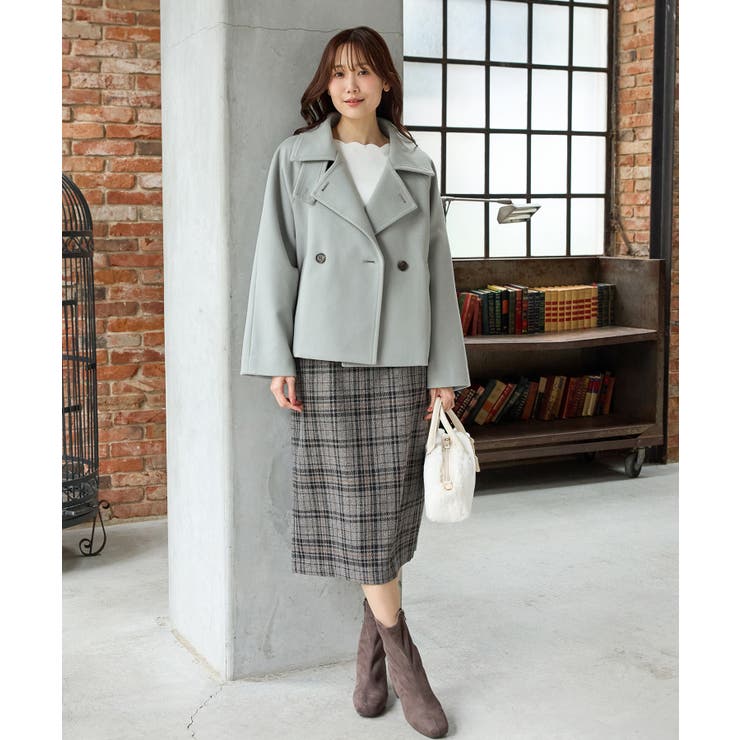 アウター コート ハーフコート | Honeys | 詳細画像8 