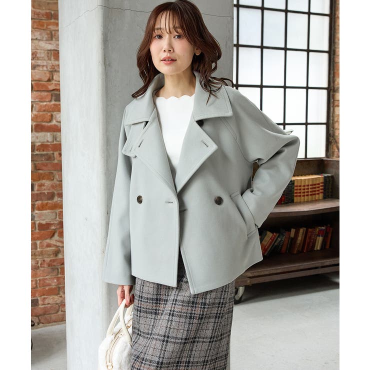 スモーキーミント | アウター コート ハーフコート | Honeys