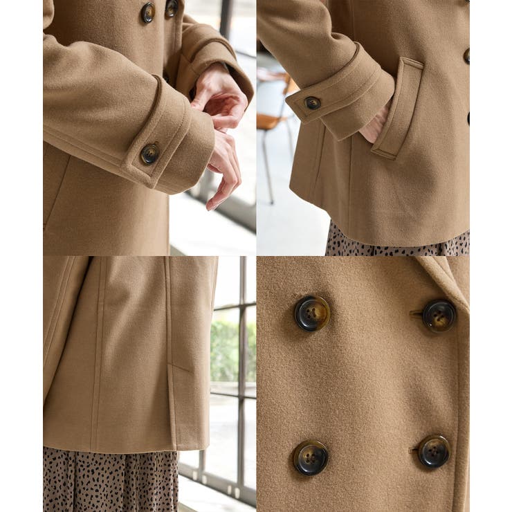 アウター コート ハーフコート | Honeys | 詳細画像15 