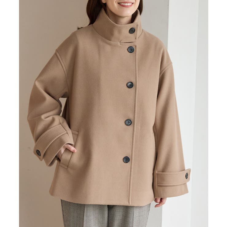 アウター コート ハーフ丈コート | Honeys | 詳細画像12 