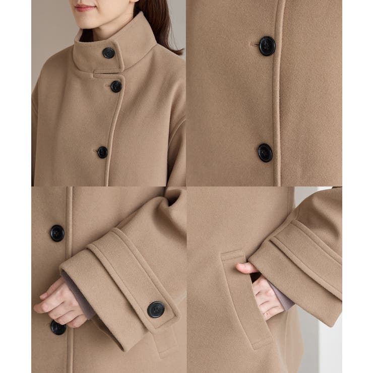 アウター コート ハーフ丈コート | Honeys | 詳細画像14 