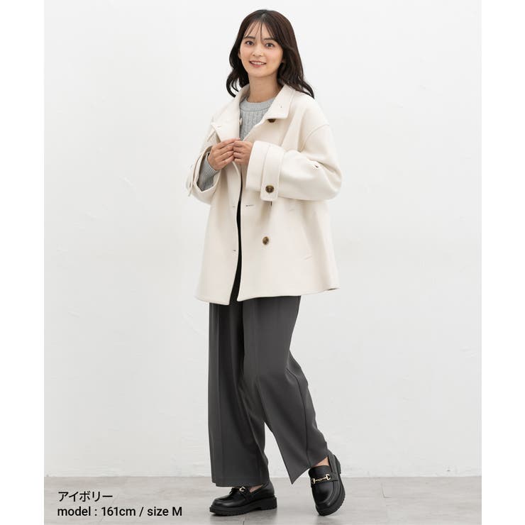 アウター コート ハーフ丈コート | Honeys | 詳細画像3 