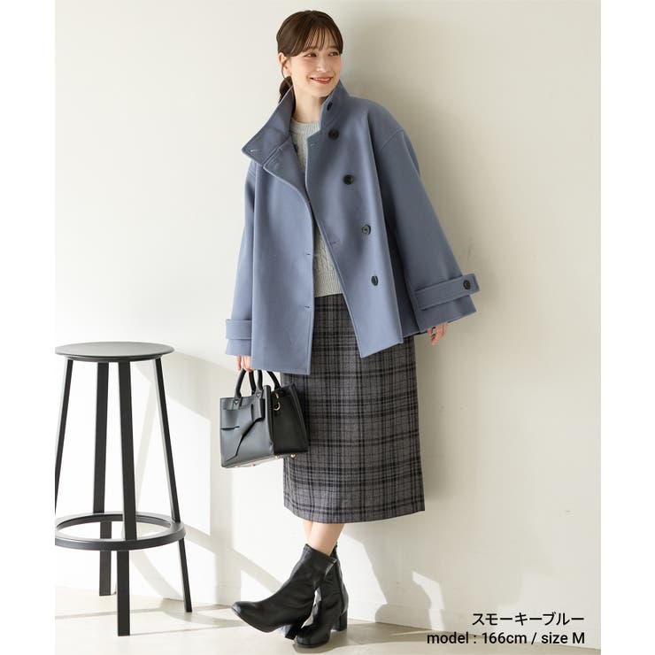 アウター コート ハーフ丈コート | Honeys | 詳細画像7 