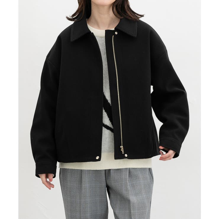 ブラック | アウター ジャンパー ブルゾン | Honeys