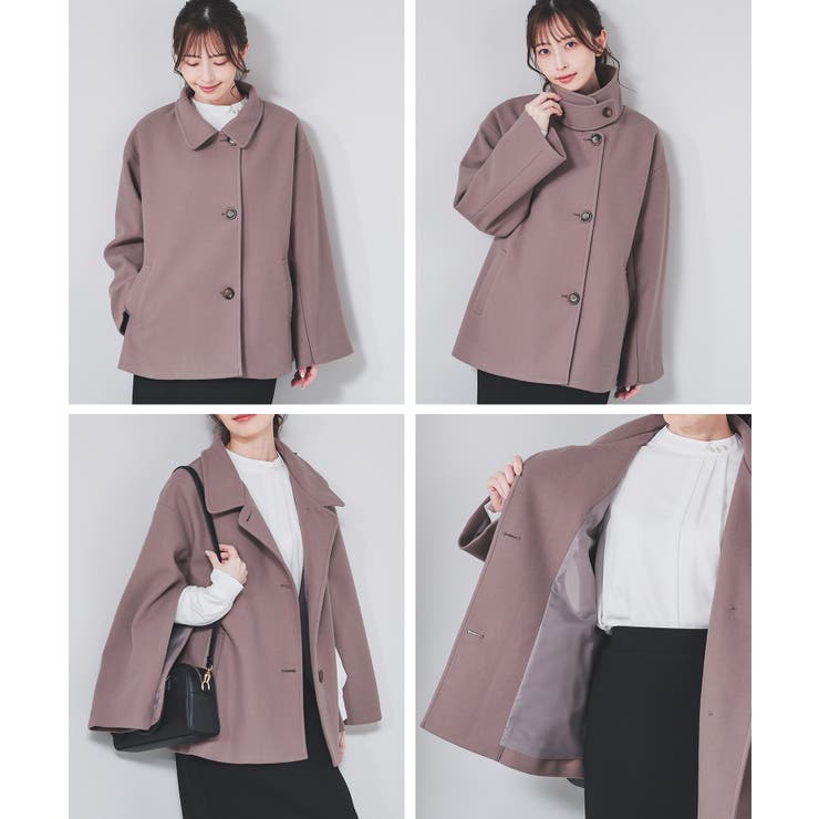 アウター コート ハーフコート | Honeys | 詳細画像12 