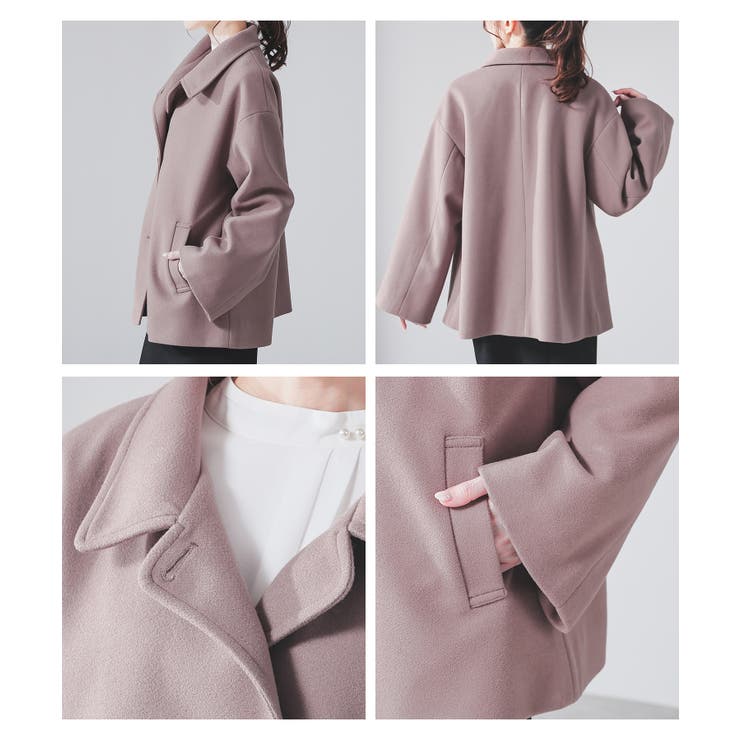 アウター コート ハーフコート | Honeys | 詳細画像14 