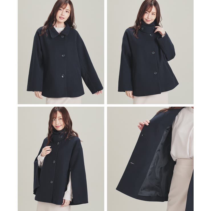 アウター コート ハーフコート | Honeys | 詳細画像7 