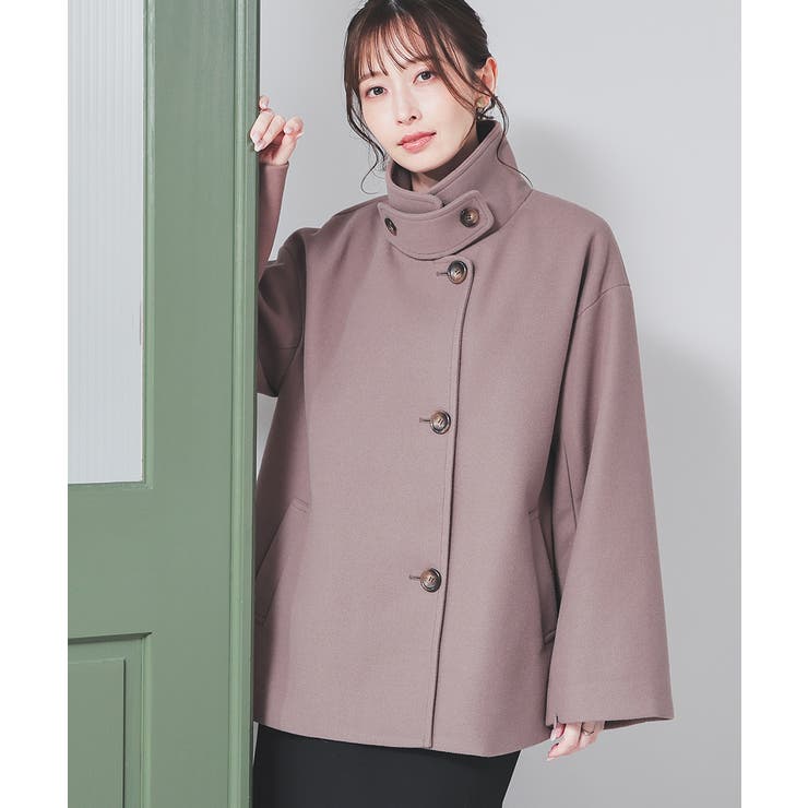 モカ | アウター コート ハーフコート | Honeys