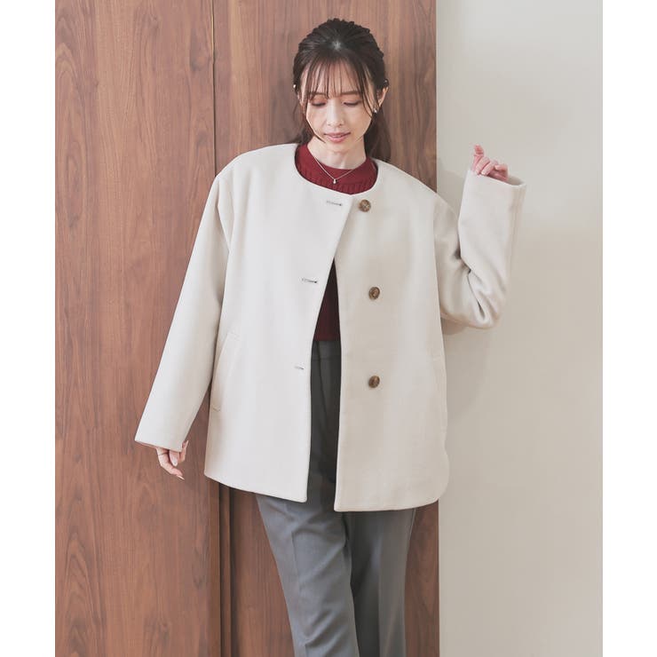 アウター コート ハーフコート | Honeys | 詳細画像5 