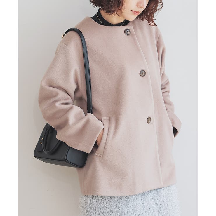 ベージュ | アウター コート ハーフコート | Honeys