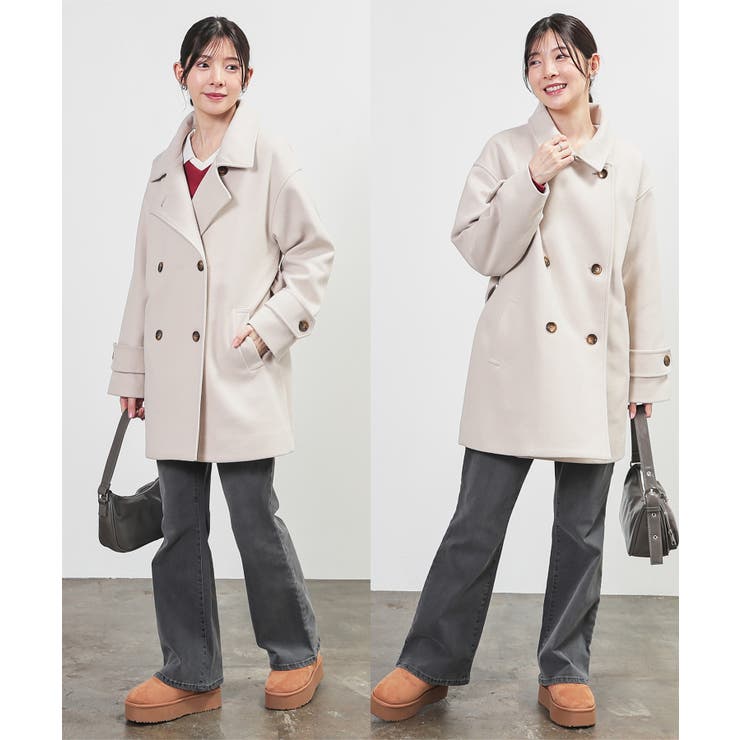 アウター コート ハーフコート | Honeys | 詳細画像10 