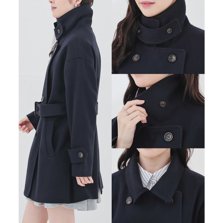 アウター コート ハーフコート | Honeys | 詳細画像12 