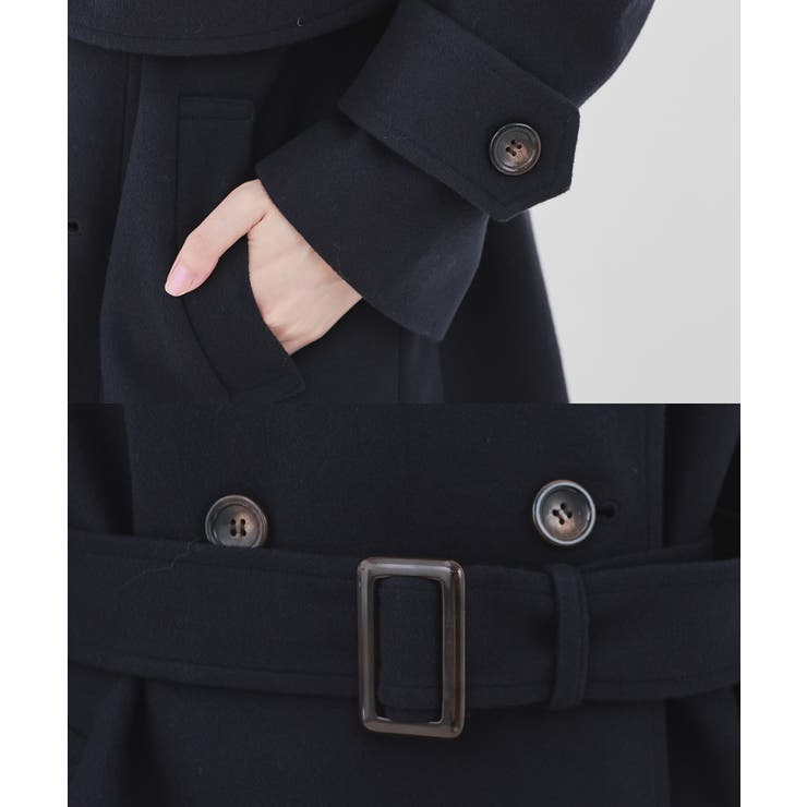 アウター コート ハーフコート | Honeys | 詳細画像13 