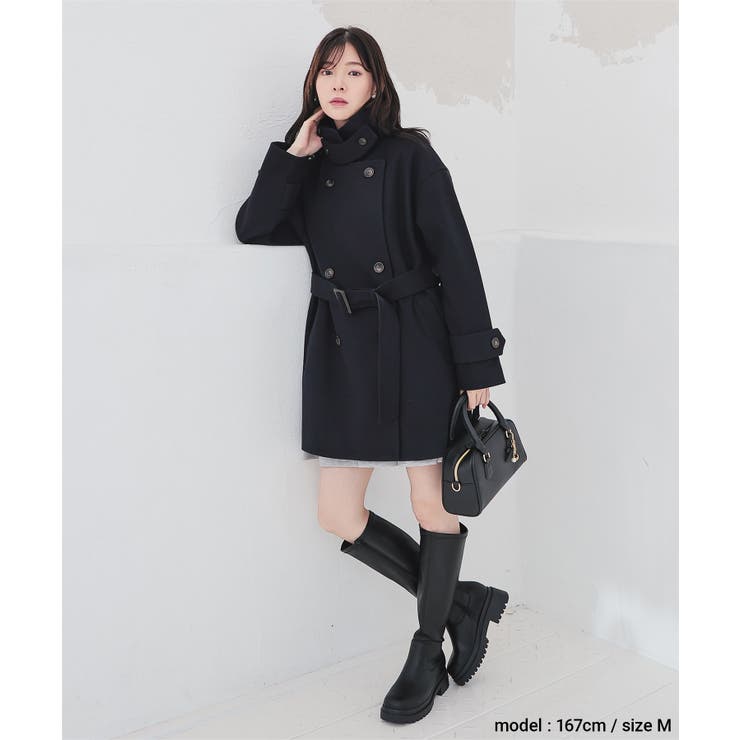 アウター コート ハーフコート | Honeys | 詳細画像3 