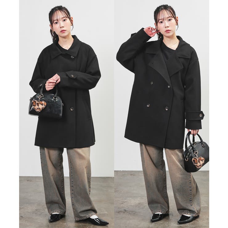 アウター コート ハーフコート | Honeys | 詳細画像8 