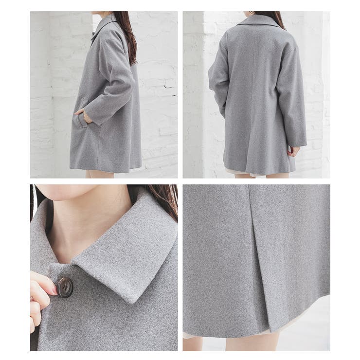 アウター コート ハーフコート | Honeys | 詳細画像15