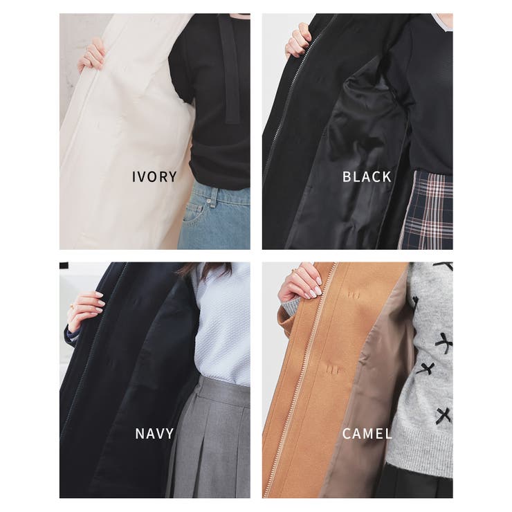 アウター コート 大きいサイズ | Honeys | 詳細画像17 