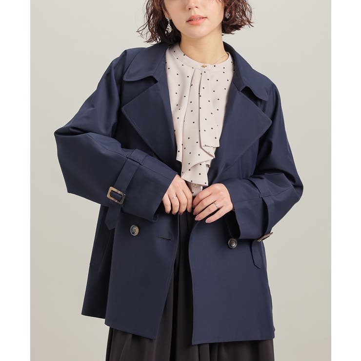 ダークネイビー | アウター コート トレンチコート | Honeys