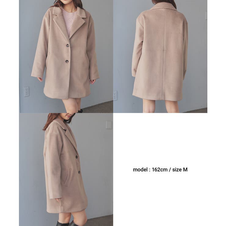 アウター コート ハーフコート | Honeys | 詳細画像11 