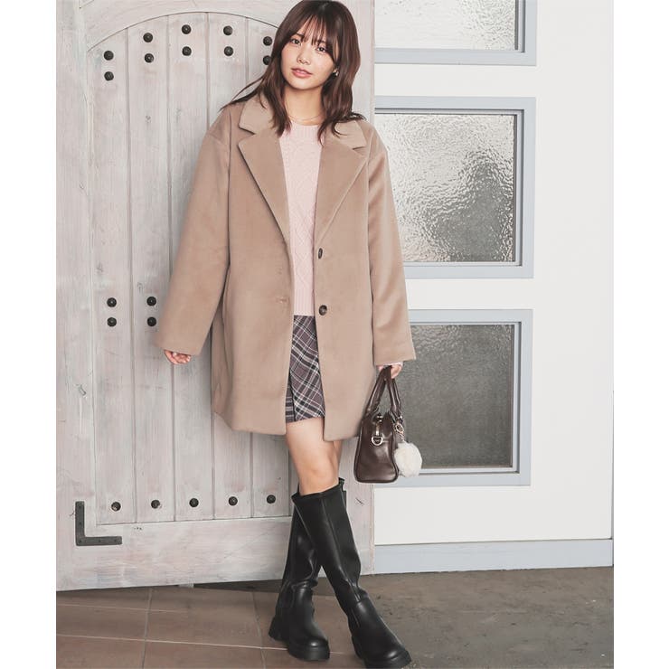 アウター コート ハーフコート | Honeys | 詳細画像5 