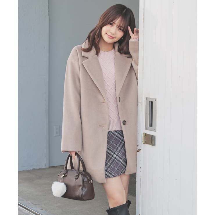 アウター コート ハーフコート | Honeys | 詳細画像6 