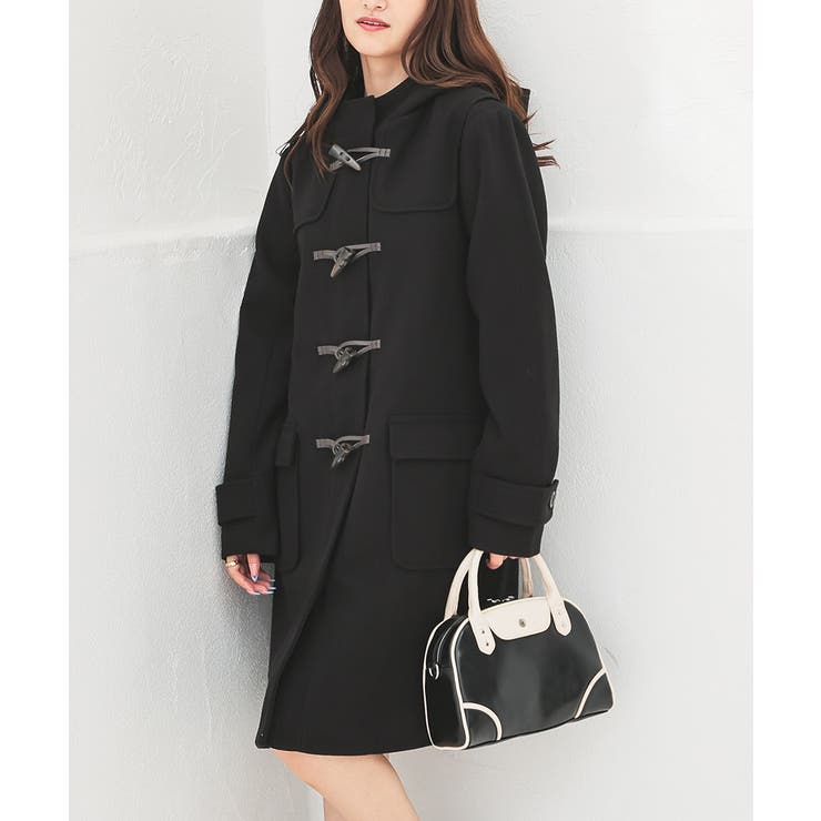 ブラック | アウター コート ロングコート | Honeys