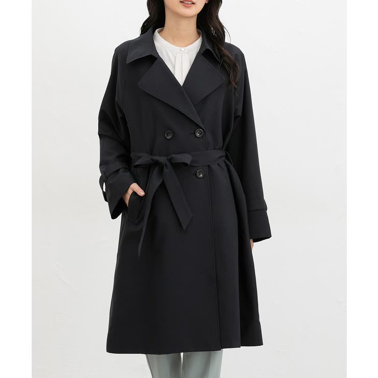 ブラック | アウター コート トレンチコート | Honeys