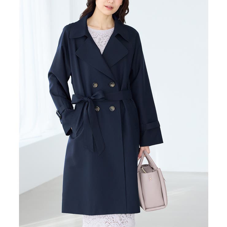 ネイビー | アウター コート トレンチコート | Honeys